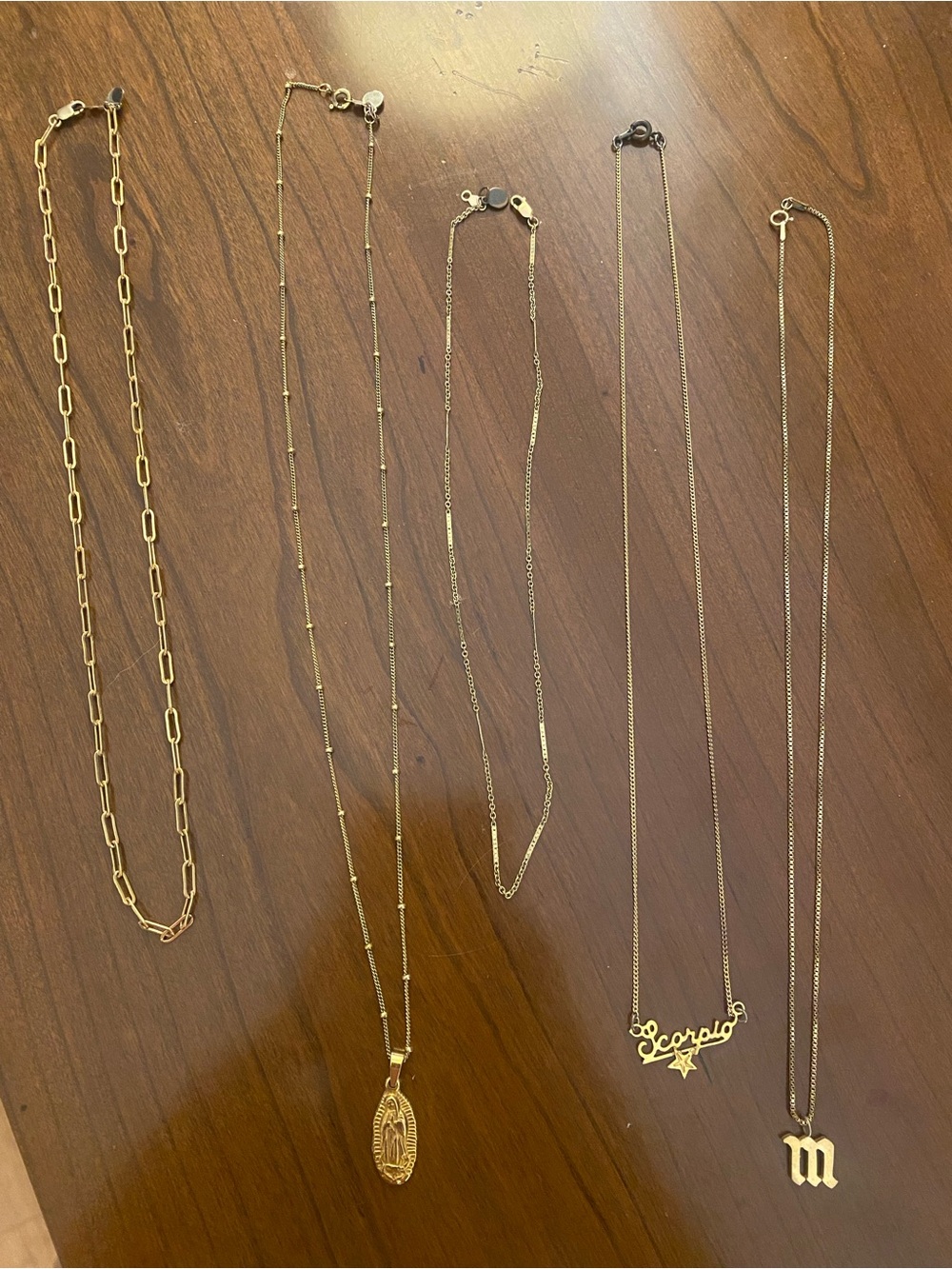 Gold Plated Layering Necklaces